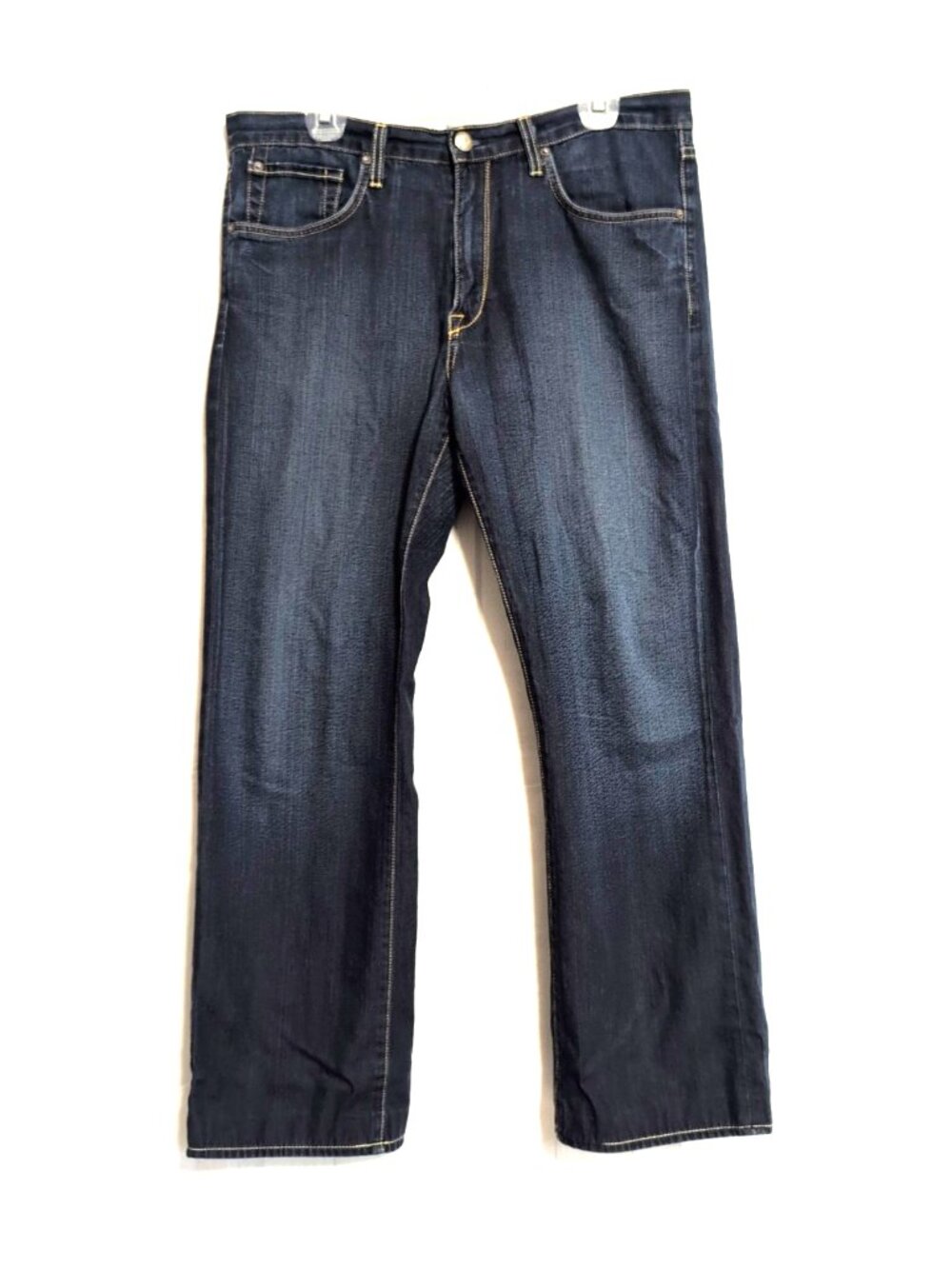 Agave "The Waterman" Men's Denim Jeans 34x29 Dark Blue 100% Cotton *1 wear spot